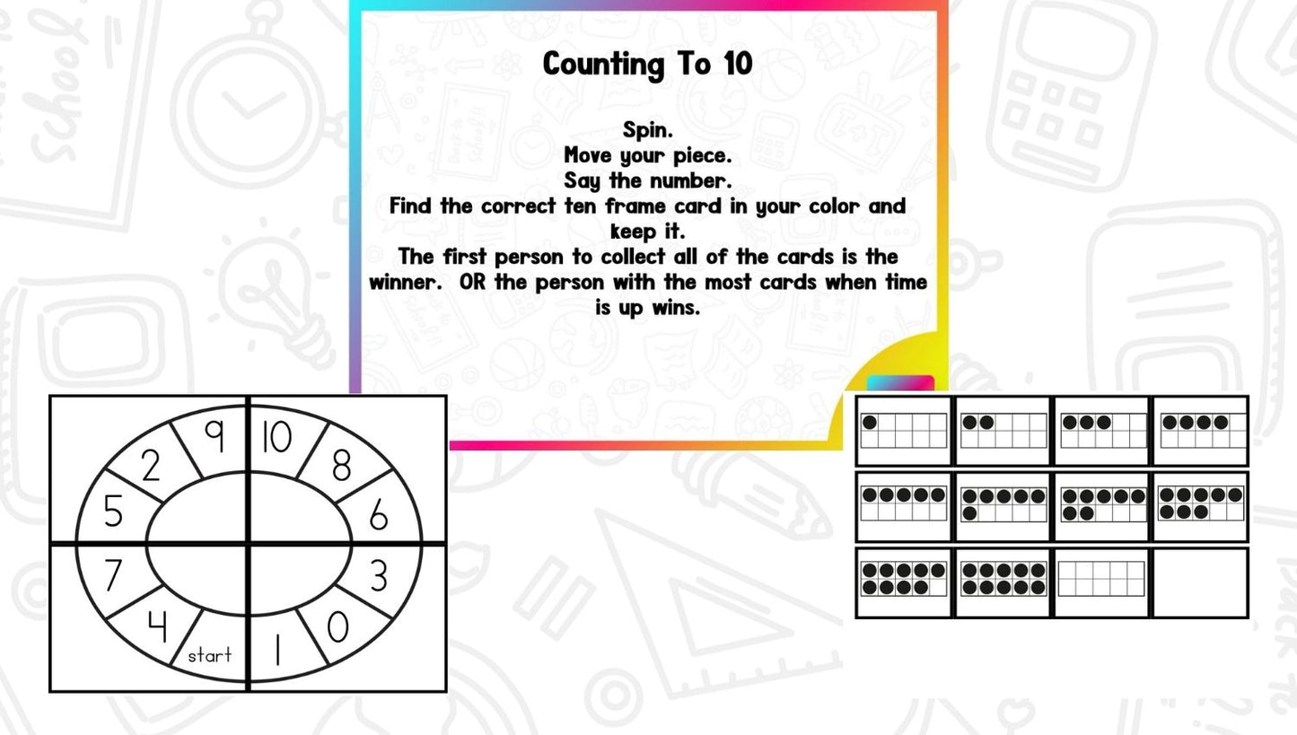 Game It Up! Numbers & Counting