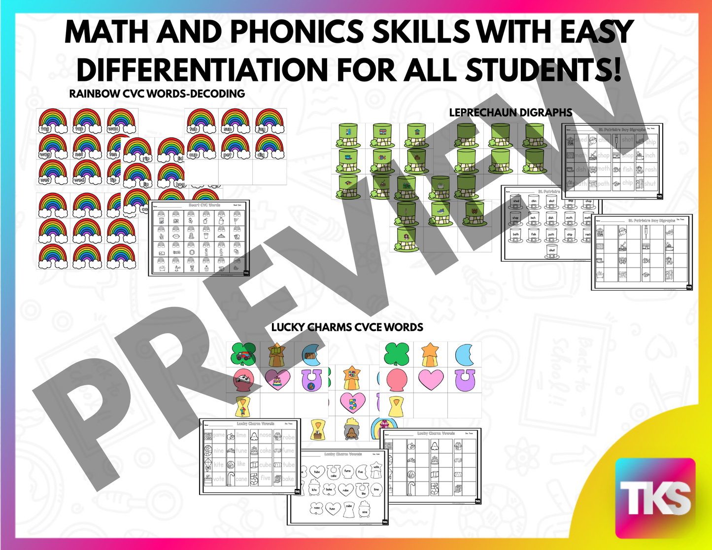 March Flashlight Activities: Light Table Activities For St. Patrick's Day