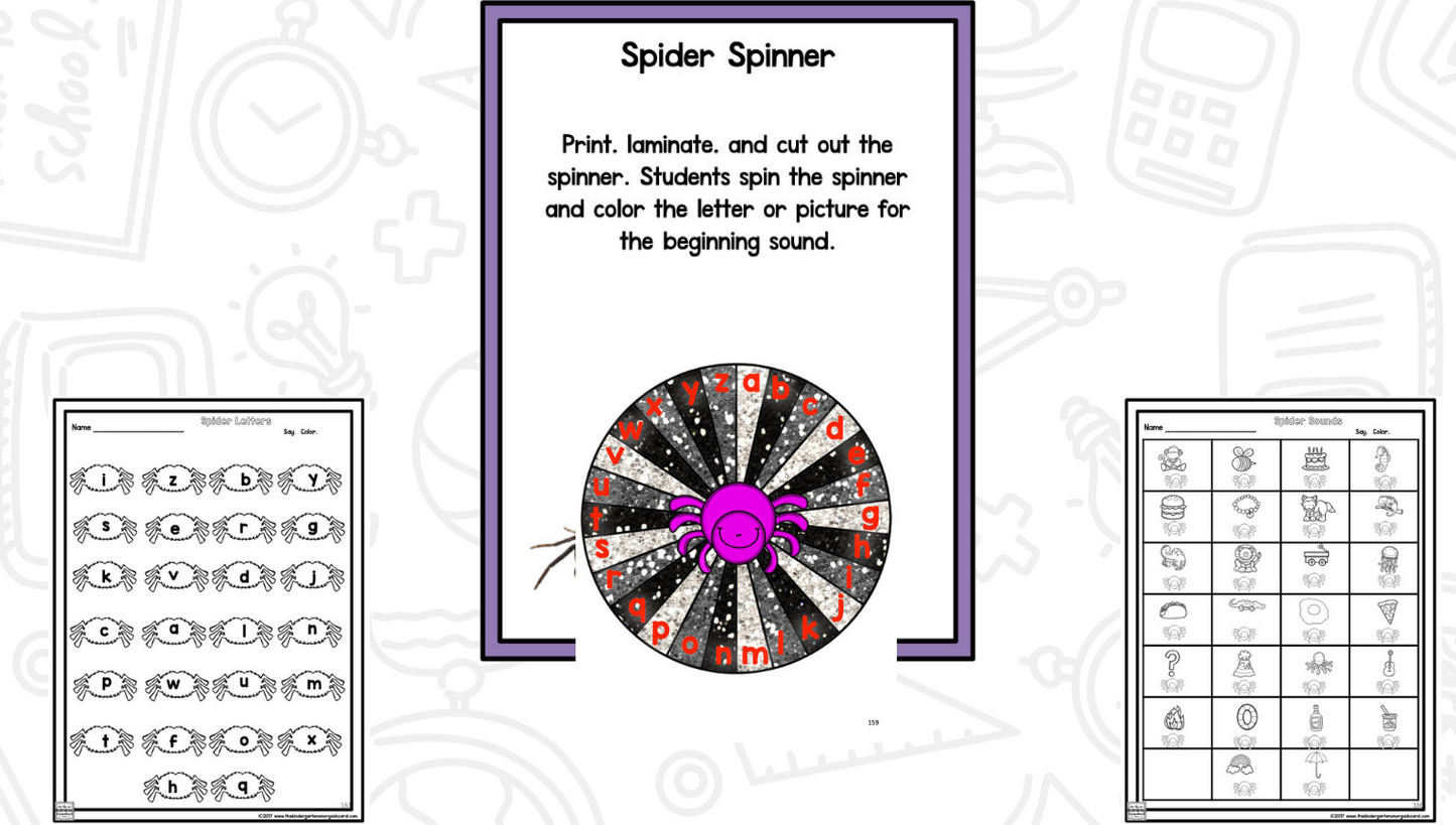 Spiders: A Research and Writing Project PLUS Centers!