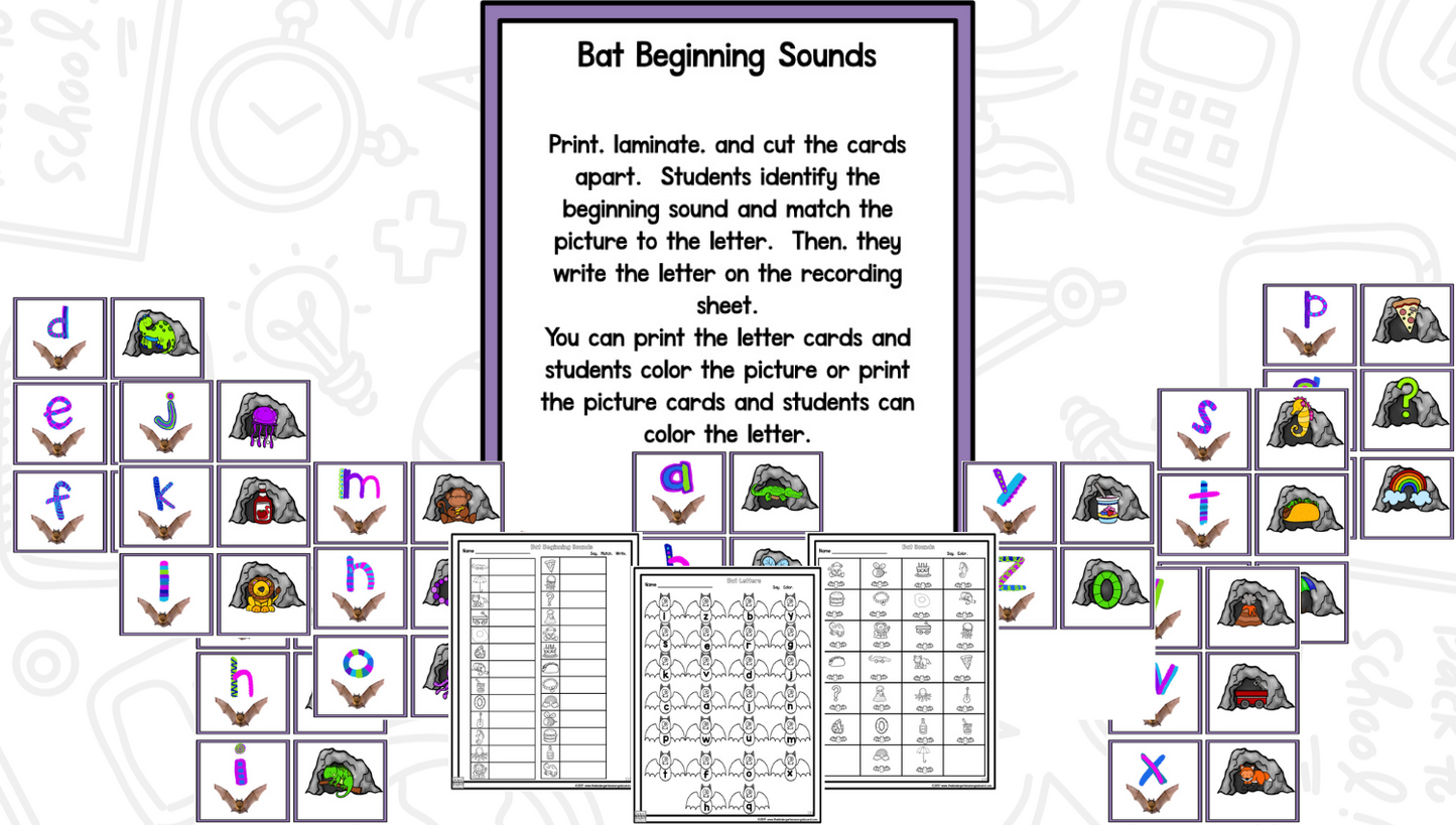 Bats: A Research and Writing Project PLUS Centers!