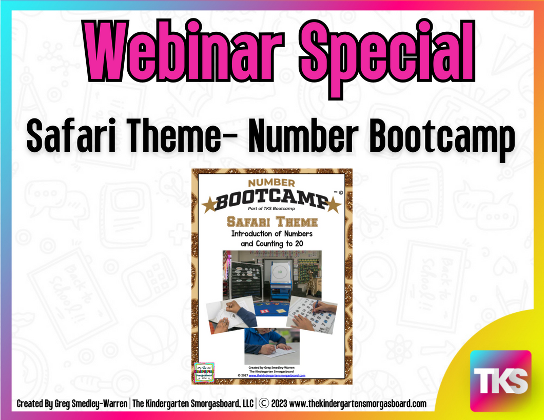 Number Bootcamp Safari Theme Webinar Special