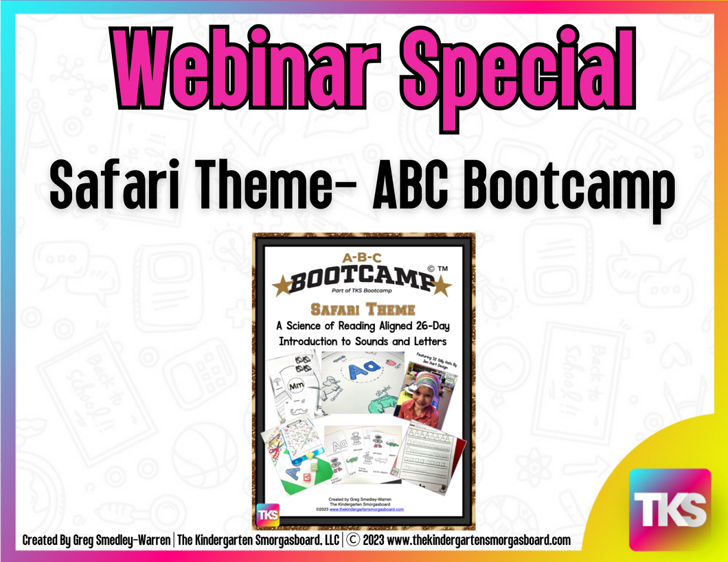 ABC Bootcamp Safari Theme Webinar Special