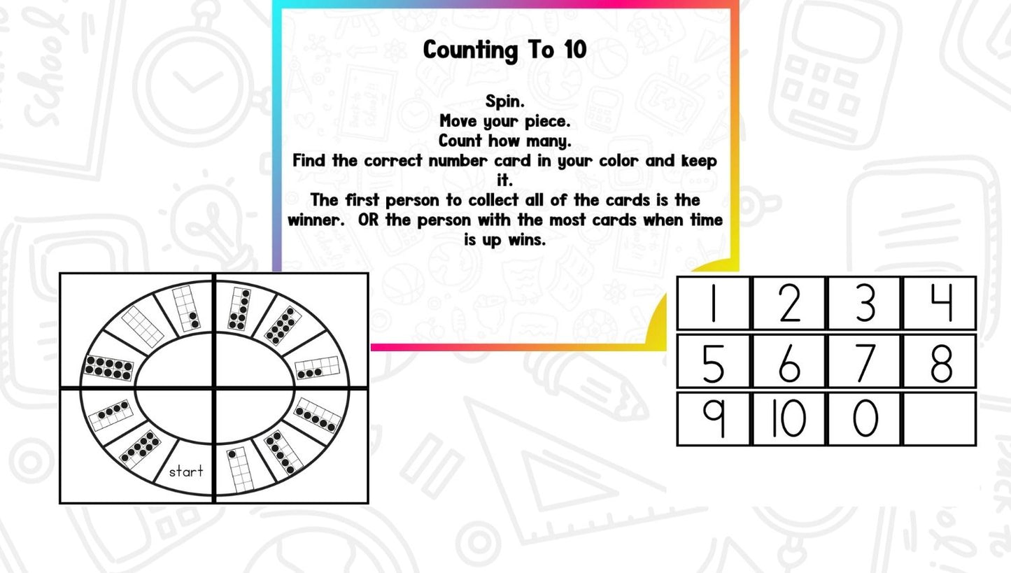 Game It Up! Numbers & Counting