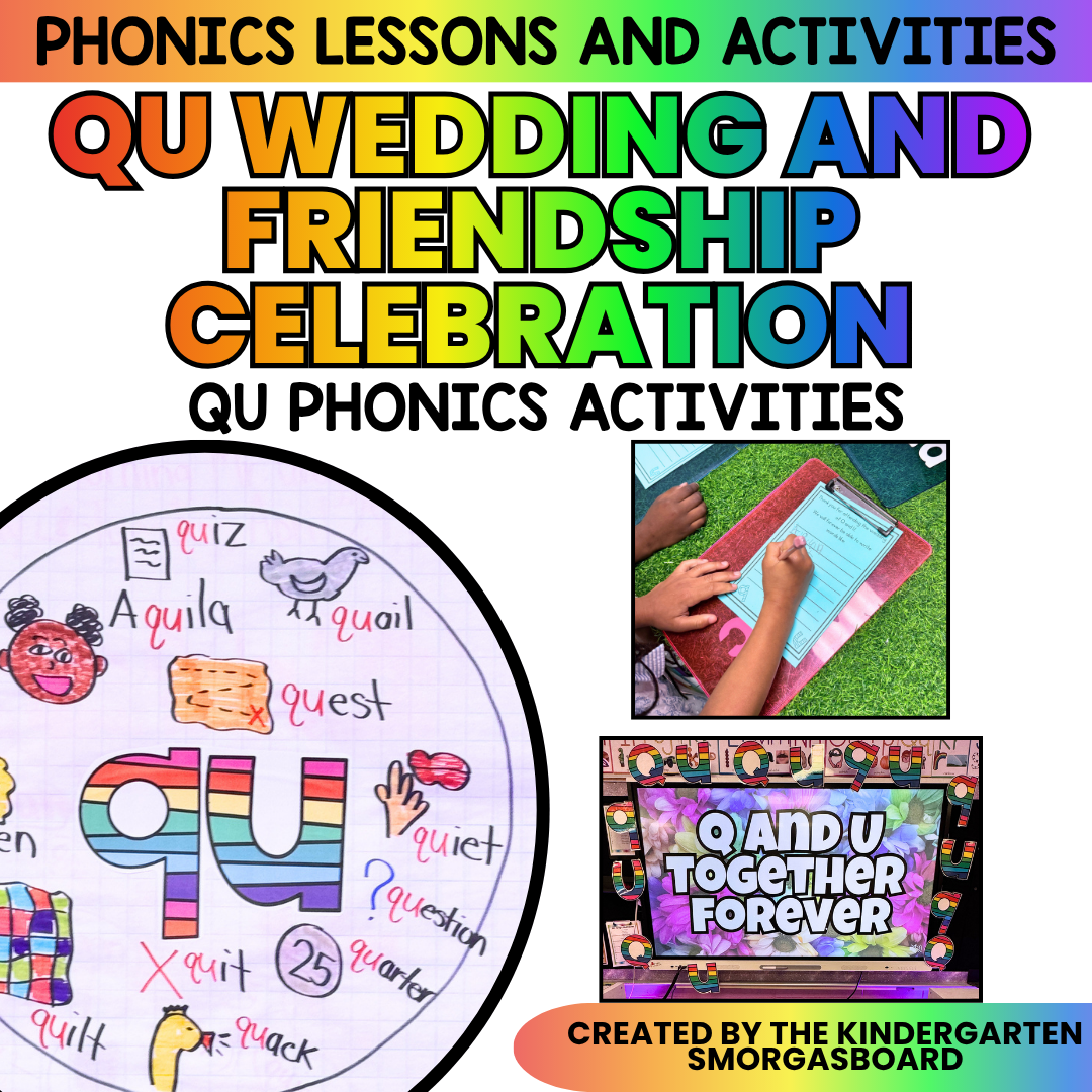 Q And U Wedding Printables l Wedding Of Q And U Phonics Lesson