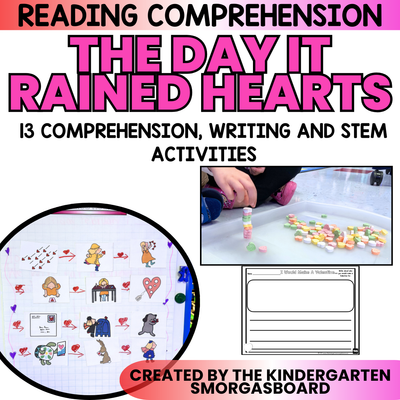 Valentine's Day Activities: The Day it Rained Hearts - Reading Comprehension