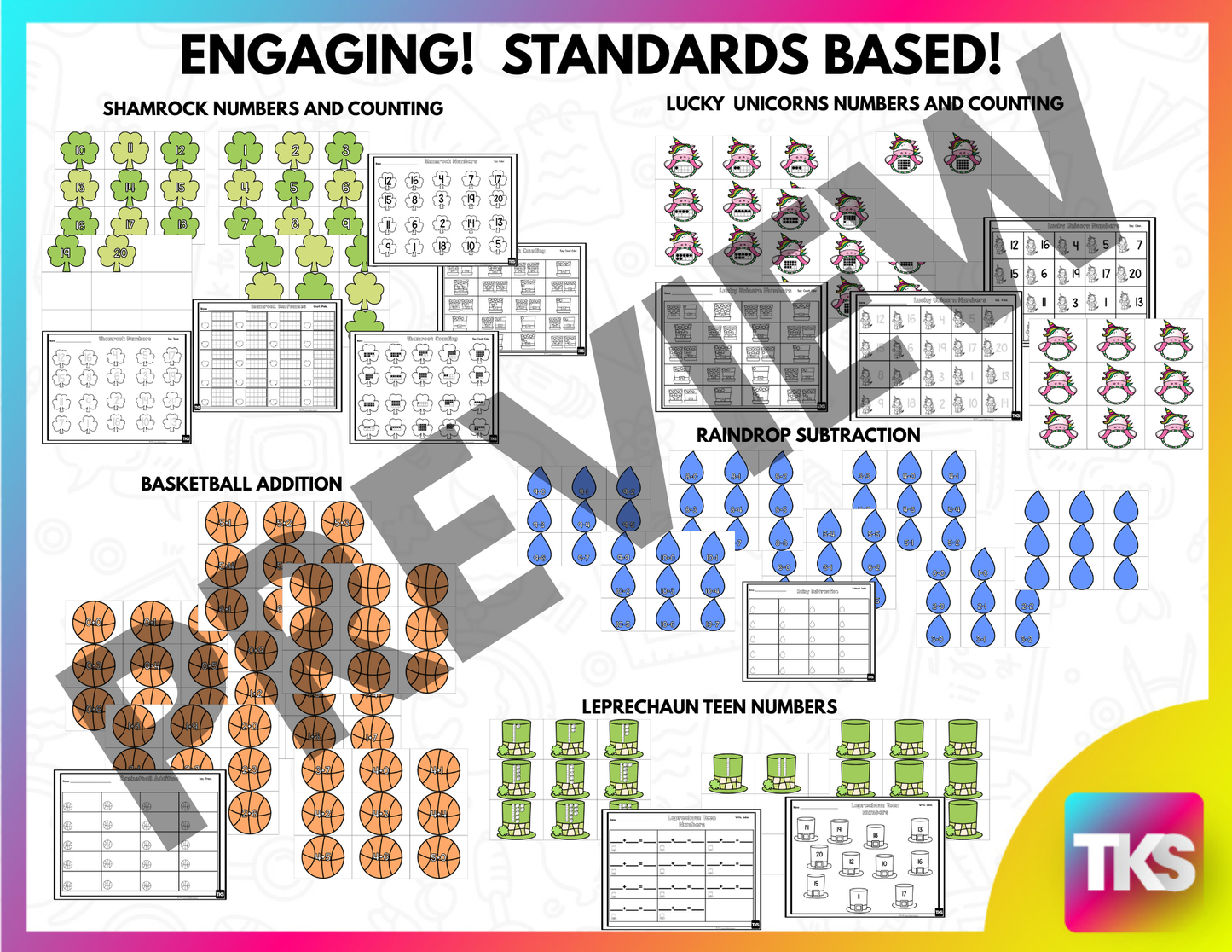 March Flashlight Activities: Light Table Activities For St. Patrick's Day