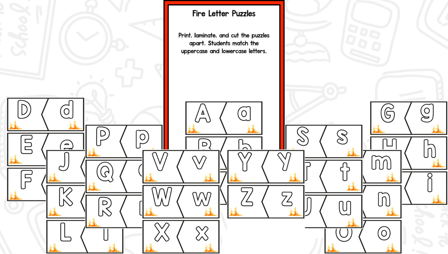 Fire Safety: A Research and Writing Project PLUS Centers!