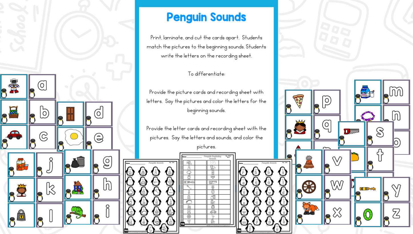 Penguins Research and Writing Project PLUS Centers!