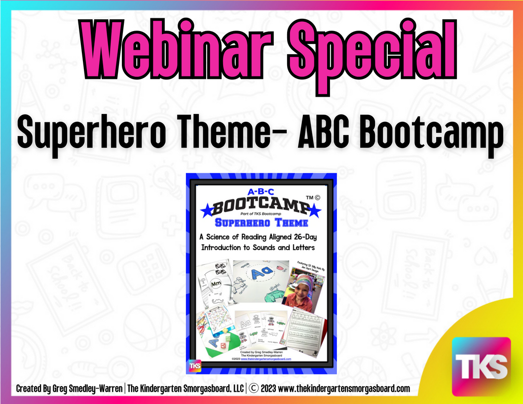 ABC Bootcamp Superhero Theme Webinar Special