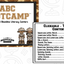 ABC Bootcamp®: A 26-Day Introduction to Letters and Sounds (Safari Theme)