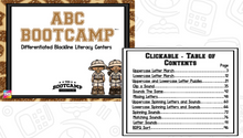 ABC Bootcamp: A 26-Day Introduction to Letters and Sounds (Safari Theme)