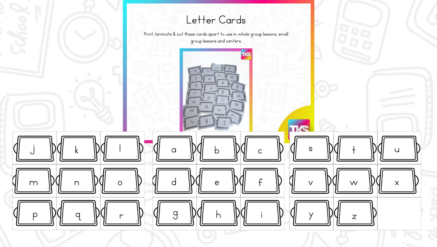 ELA & Math Low Prep Worksheets & Games Kindergarten Print It Up! December Print It Up!