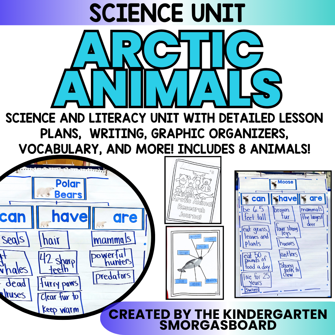 Arctic Animals And Polar Animals Research & Writing Activities