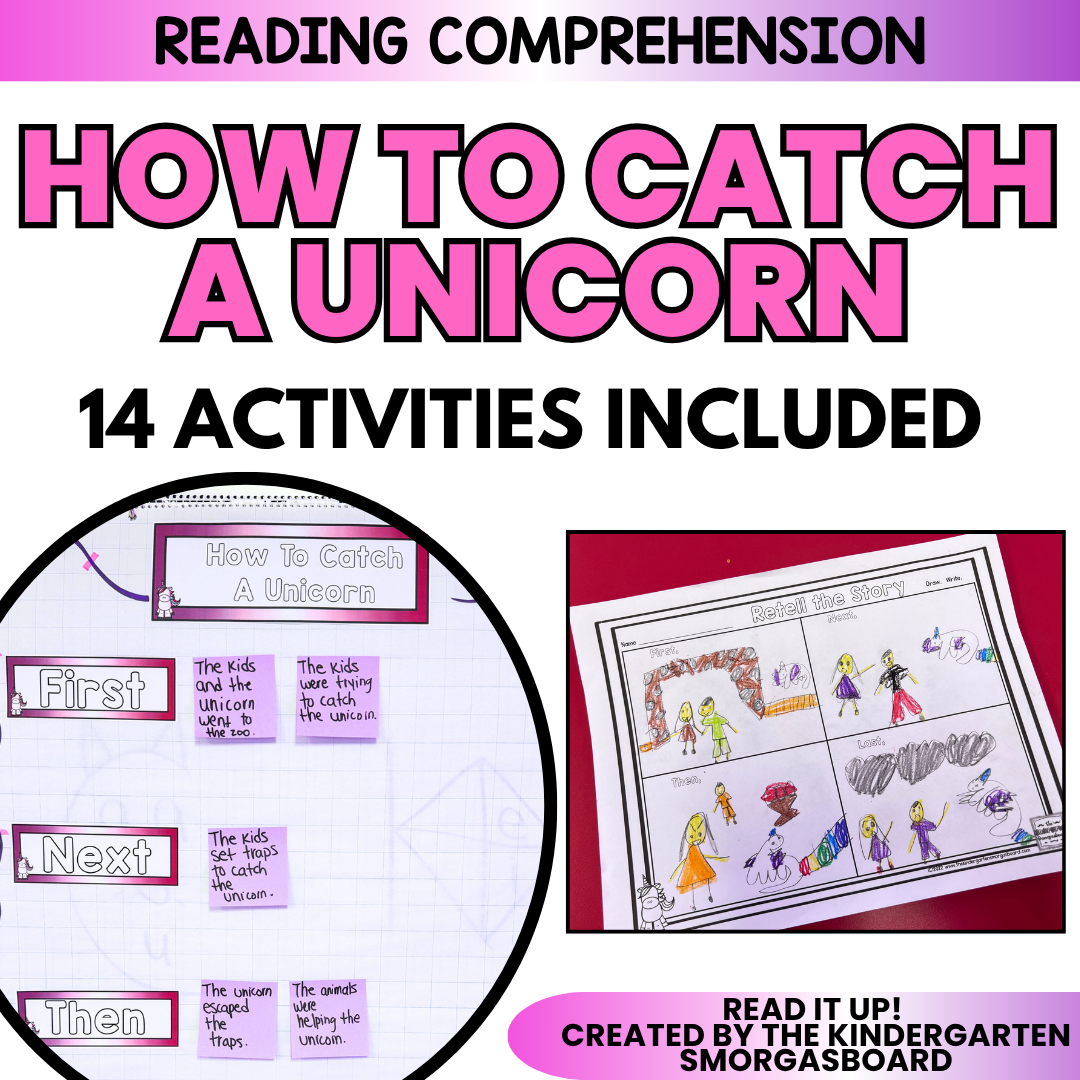 How to Catch a Unicorn Activities-Read Aloud Comprehension-Science of Reading