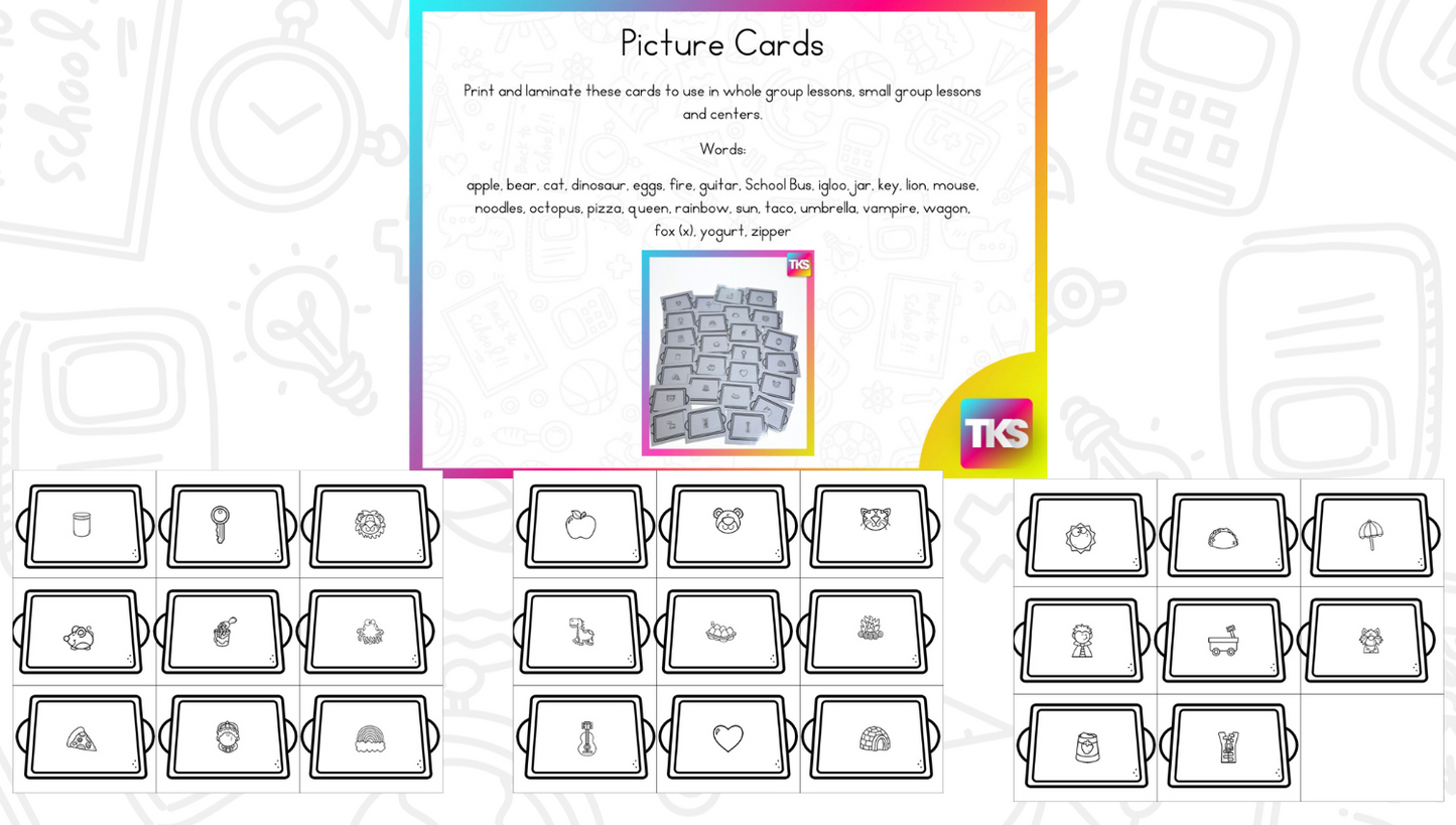 ELA & Math Low Prep Worksheets & Games Kindergarten Print It Up! December Print It Up!