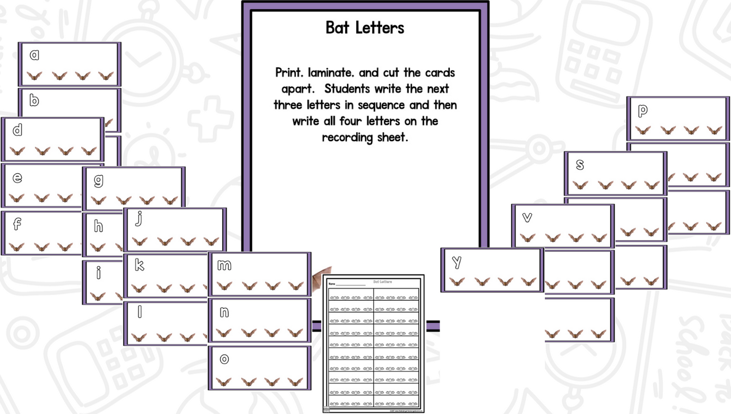 Bats: A Research and Writing Project PLUS Centers!