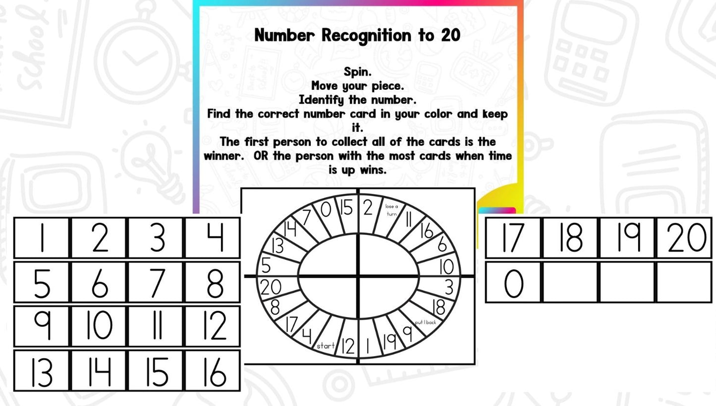 Game It Up! Numbers & Counting