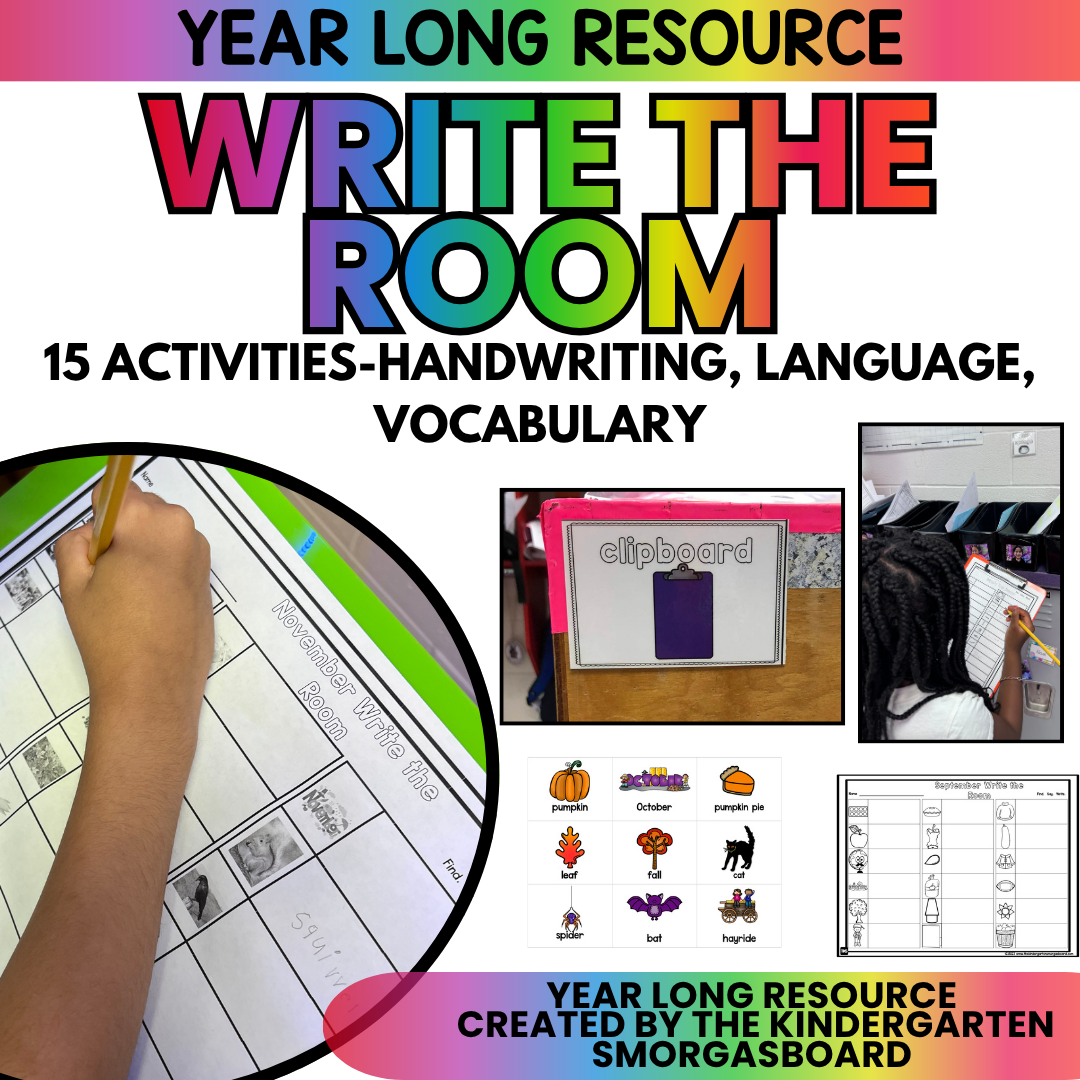 Write the Room for the Whole Year! 15 Write The Room Activities!