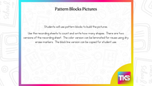 Build It Up! January Pattern Block and Counting Cube Mats
