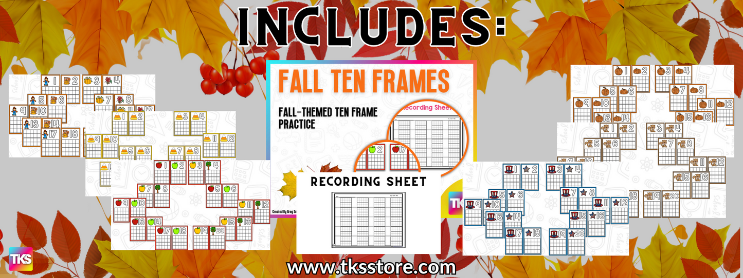 Fall Math and Literacy BUNDLE!