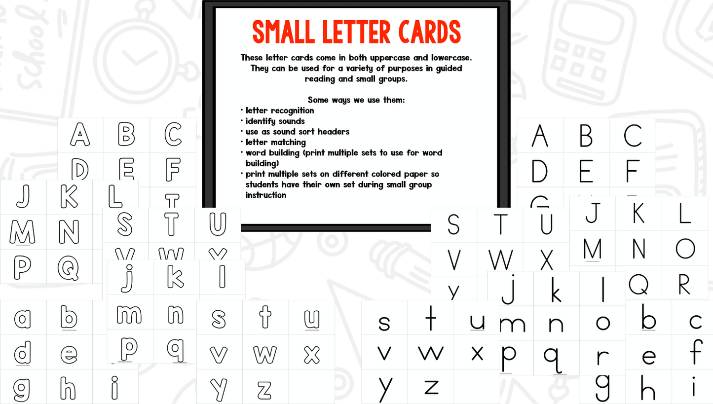 Small Group Literacy Toolkit