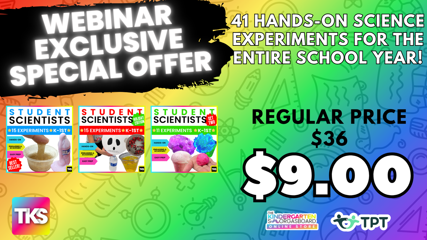 Science Experiments - Webinar Bundle