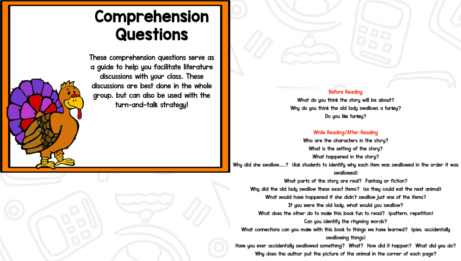 Read It Up! There Was An Old Lady Who Swallowed A Turkey – The