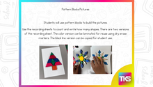 Build It Up! December Pattern Block and Counting Cube Mats