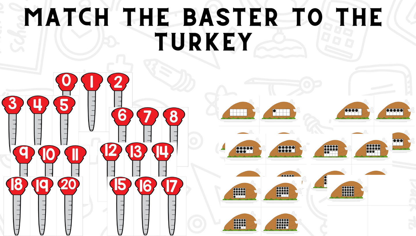 Basting Turkeys! Numbers and Counting