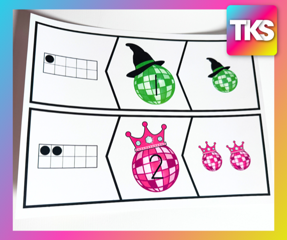 Wicked Witch & Princess Math & Phonics Activities