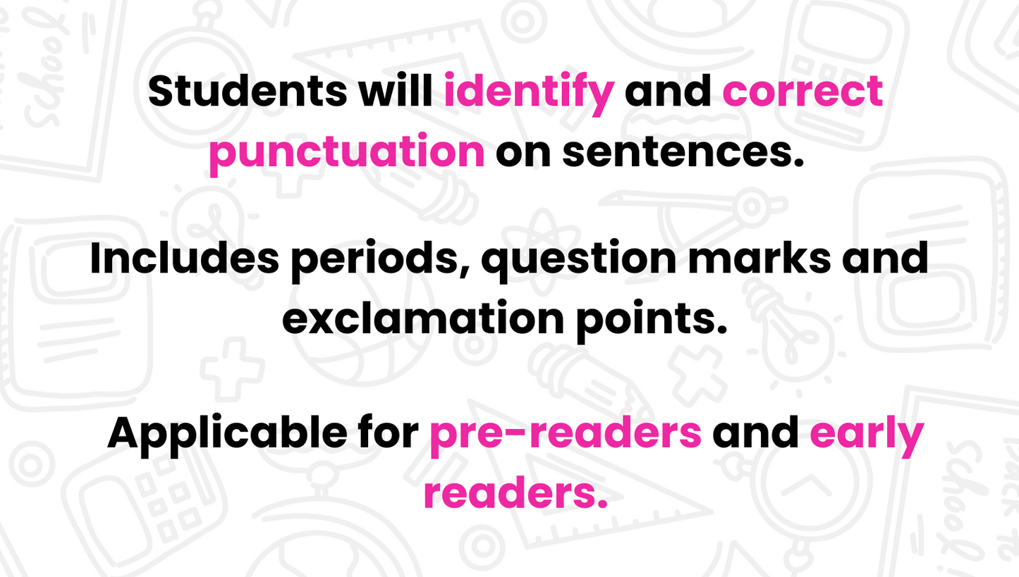 Fix It Up! Polar Punctuation - Punctuation Practice Activities