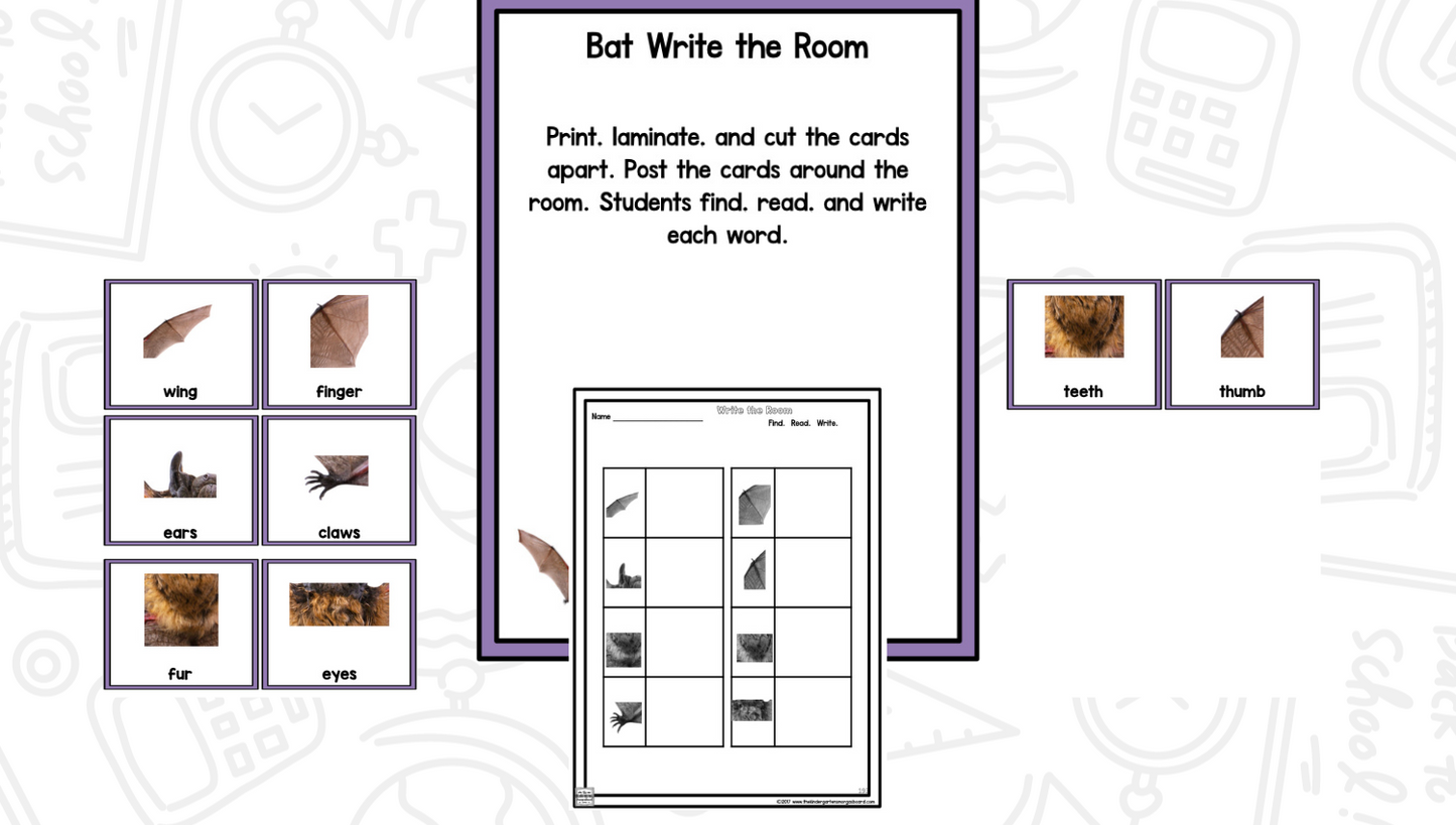 Bats: A Research and Writing Project PLUS Centers!