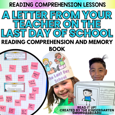 A Letter From Your Teacher On The Last Day of School-End Of The Year Memory Book