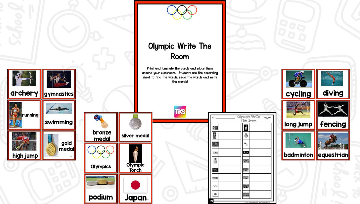 Summer Games: A Research and Writing Project PLUS Centers!