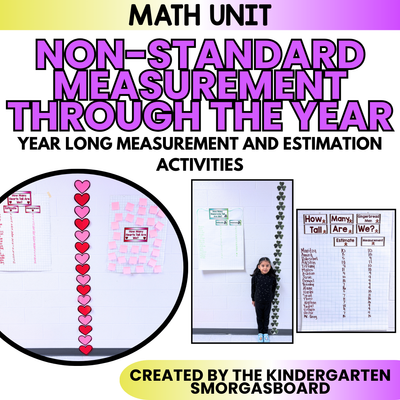 Measure It Up Non-Standard Measurement For The Whole Year