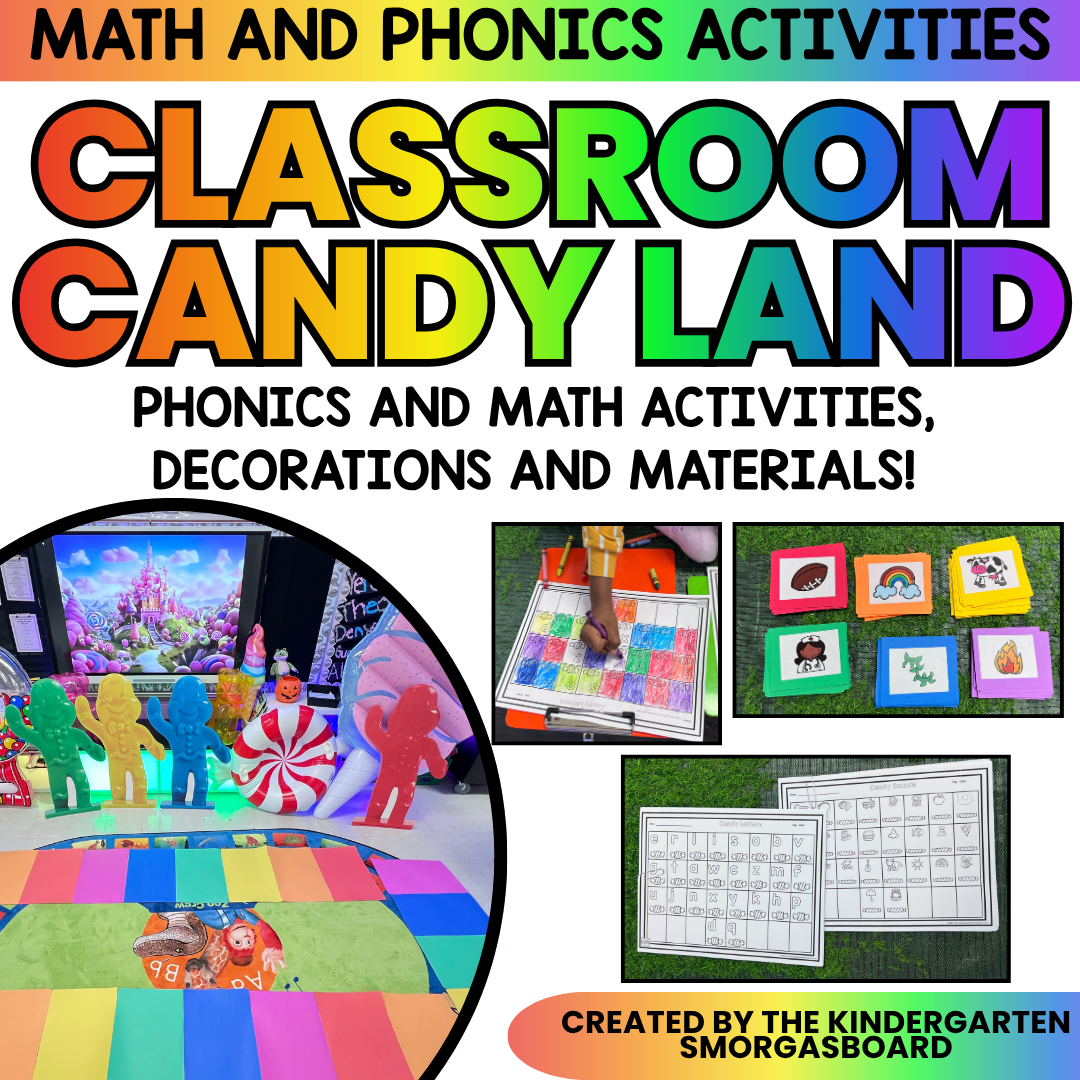 Candy Land Math & Literacy Activities | 12 Hands-On Games |
