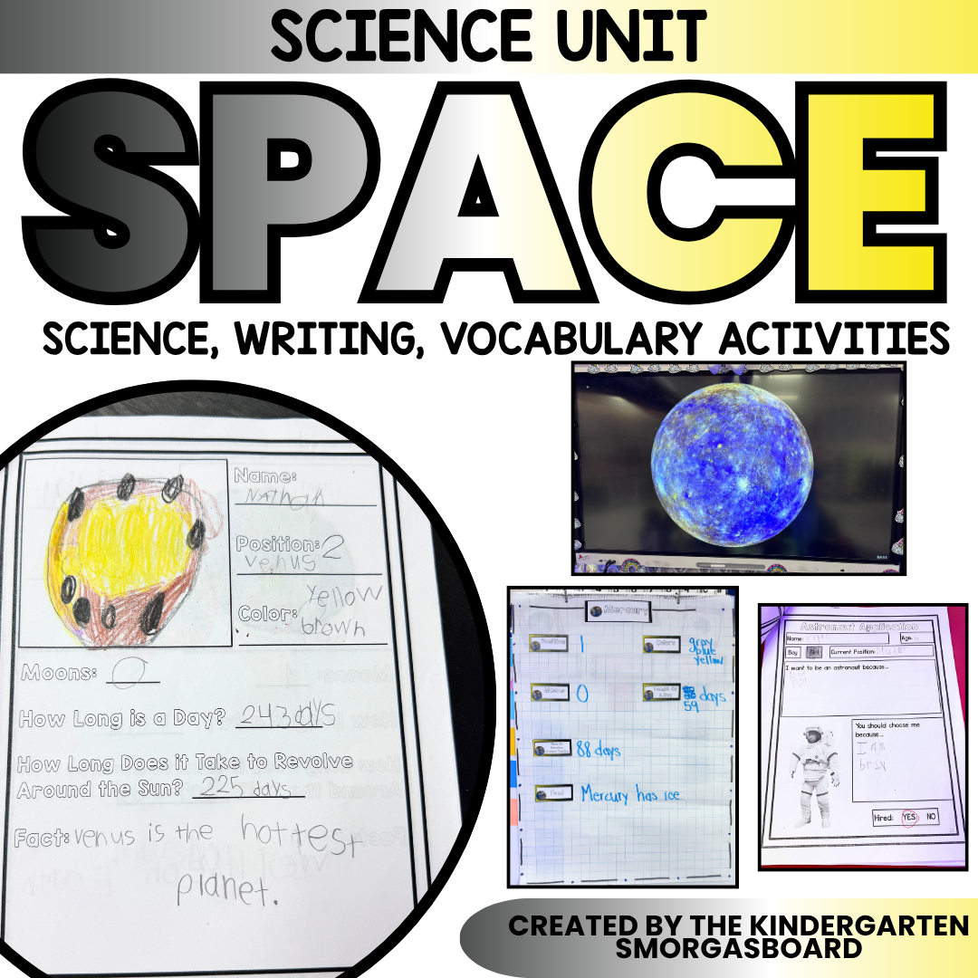 Space & Planets Science Activities | Kindergarten & 1st Grade l Solar System