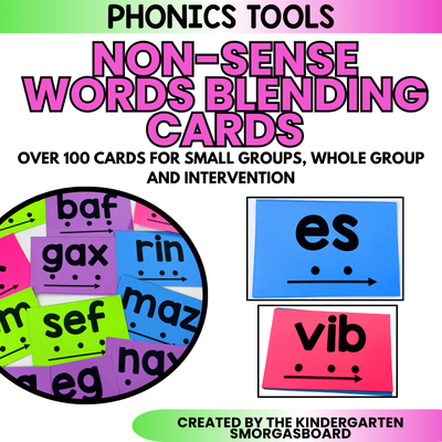Nonsense Words: Nonsense Word Fluency Cards