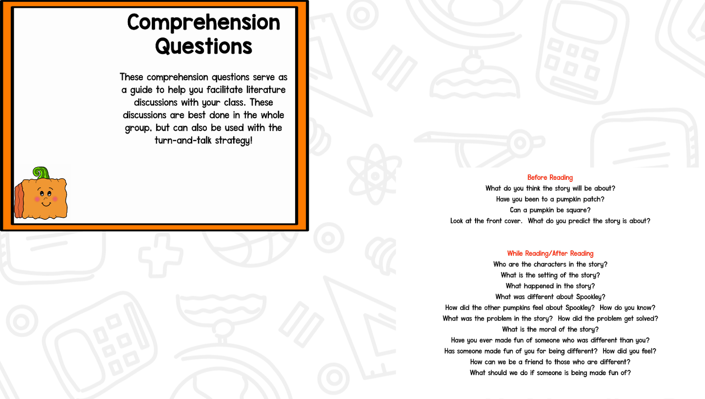 Read It Up! Spookley The Square Pumpkin