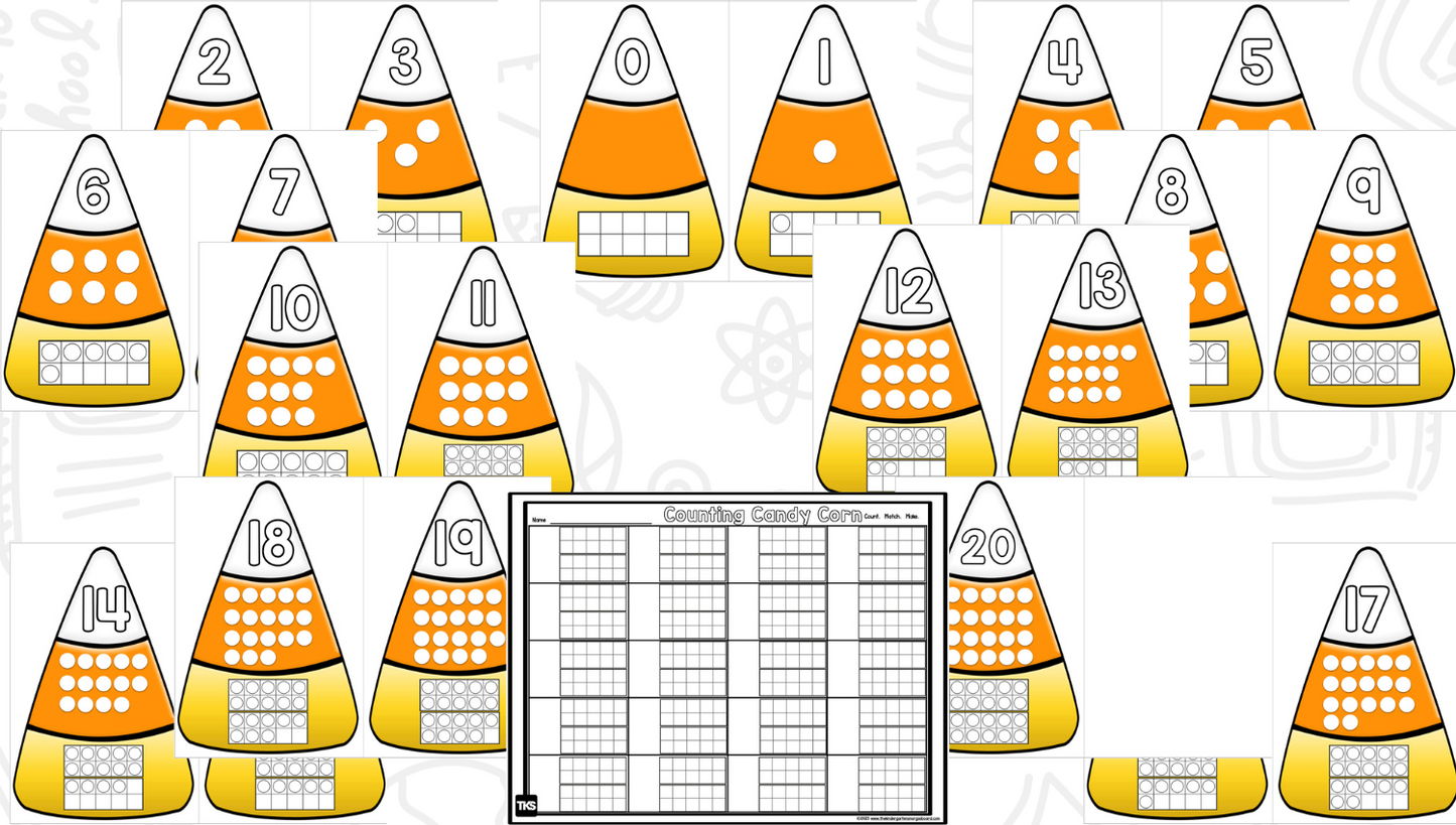 Candy Corn Numbers and Counting