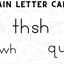 Large Letter Cards for Phonics Lessons