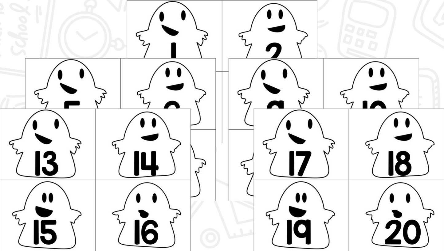 Skeletons and Ghosts Numbers and Counting Fun!