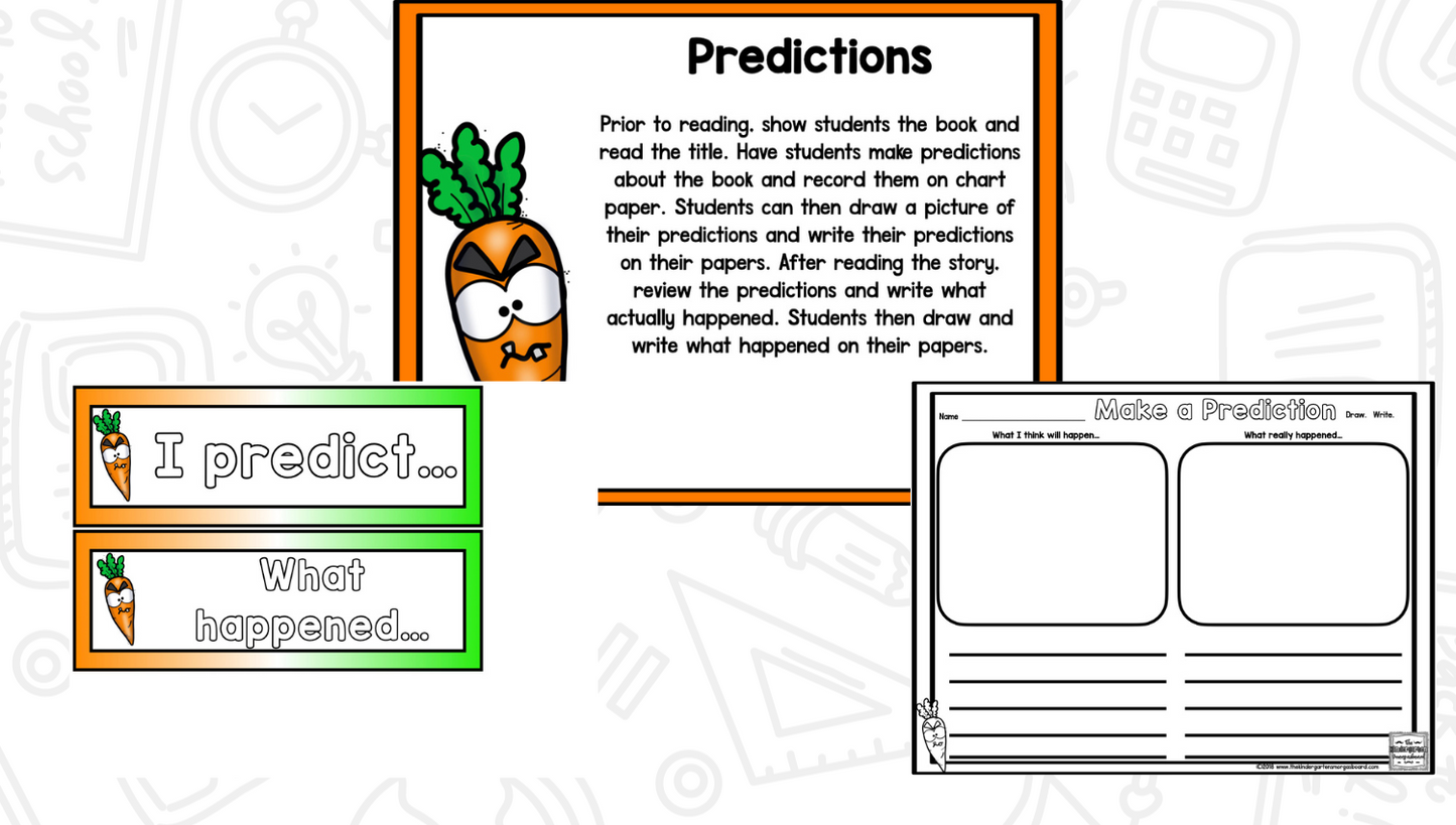 Creepy Carrots - Reading Comprehension Strategies & Activities - Read It Up!