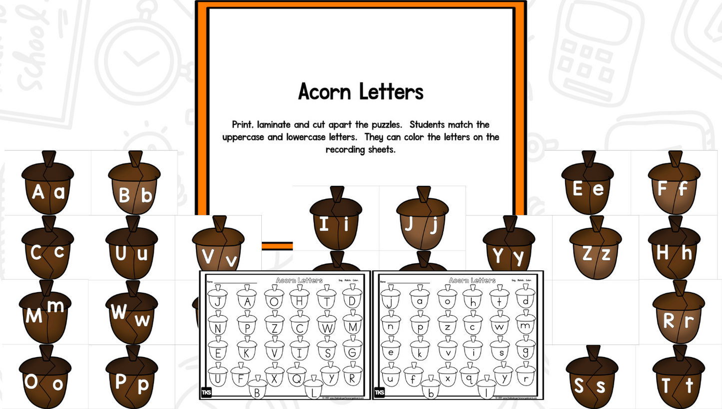 Acorn Learning: Letters, Sounds, Numbers, and Counting