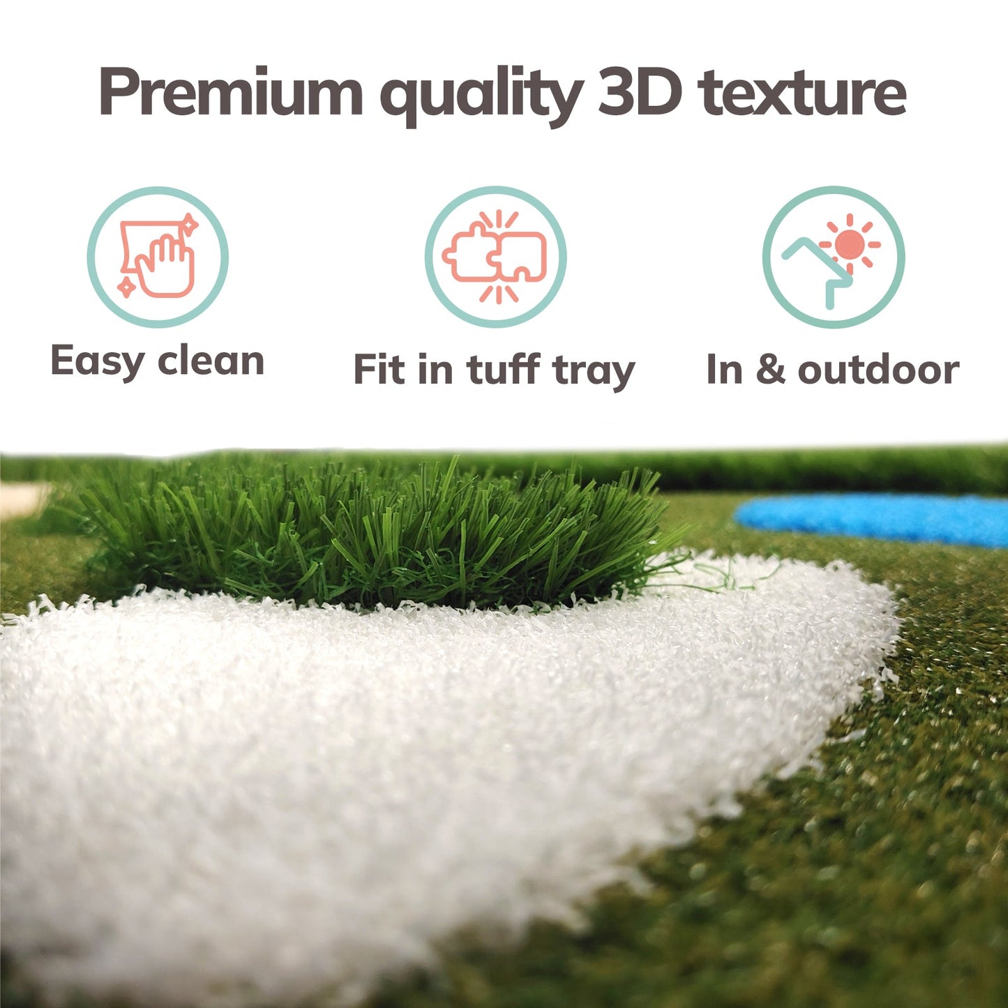 Tuff Tray 3D Grass Habitat Insert