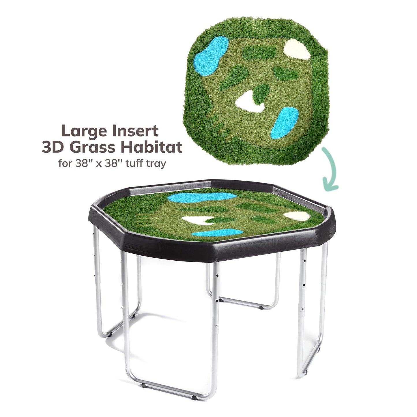 Tuff Tray 3D Grass Habitat Insert