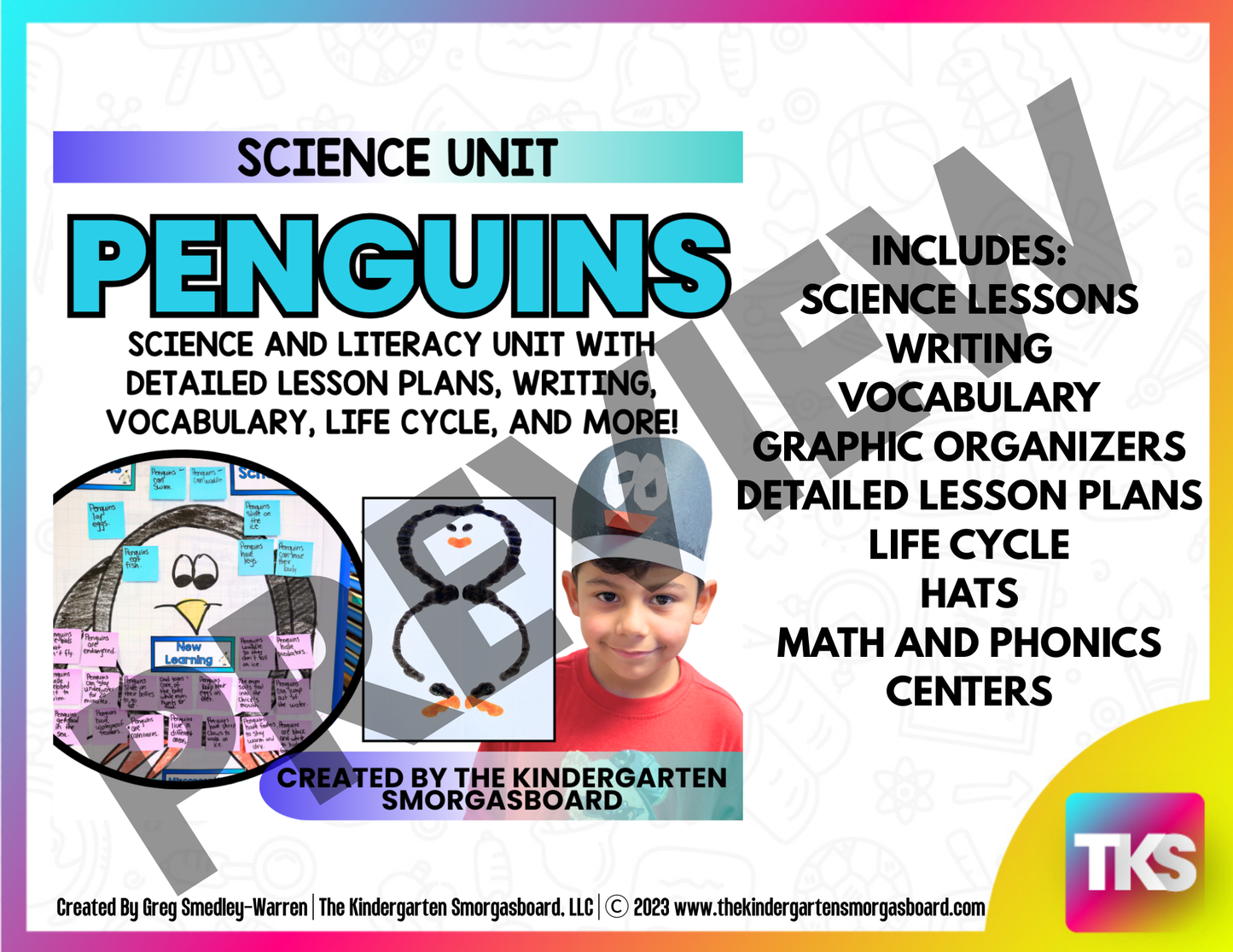 Penguins And Penguin Science Activities for Kindergarten & 1st Grade