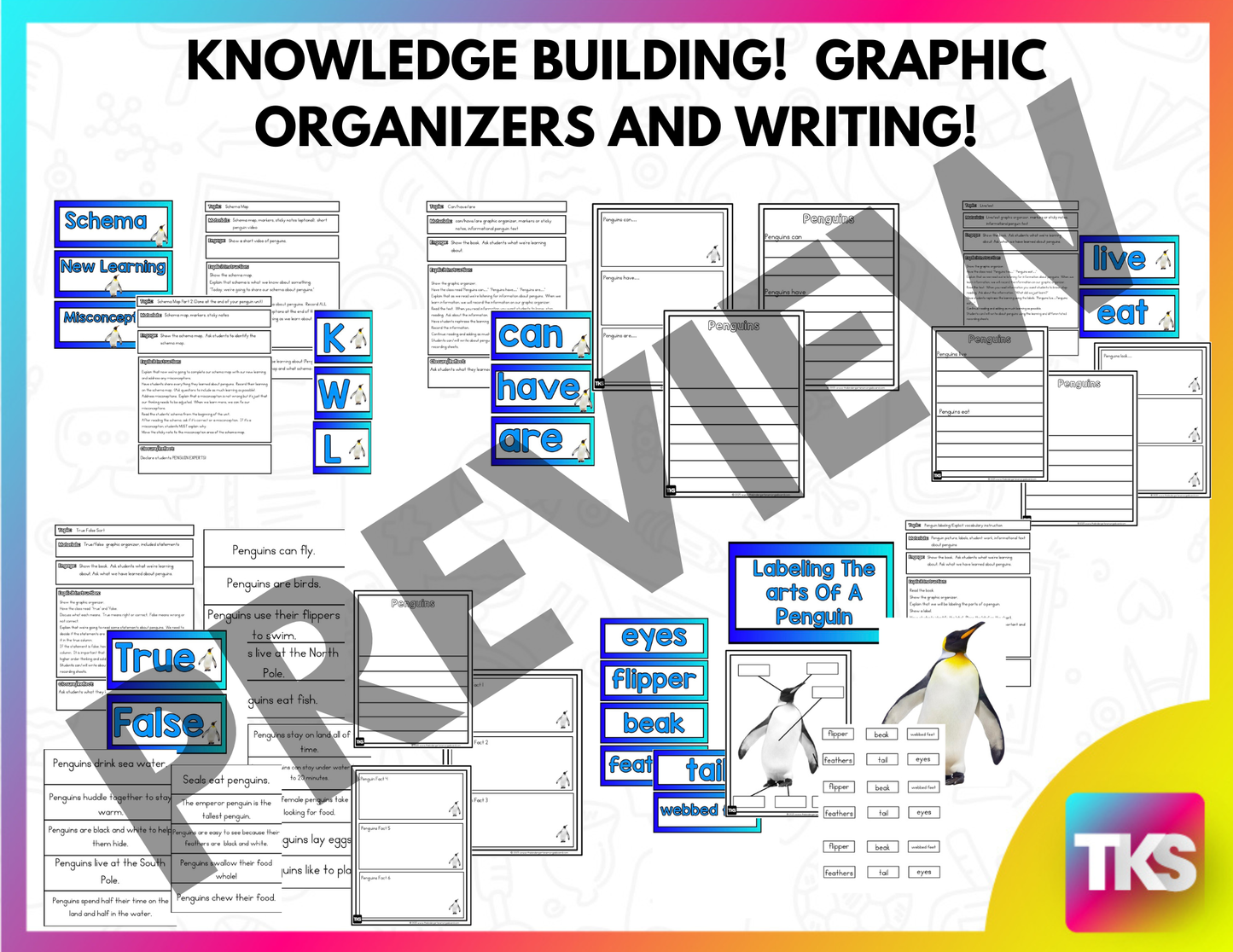 Penguins And Penguin Science Activities for Kindergarten & 1st Grade