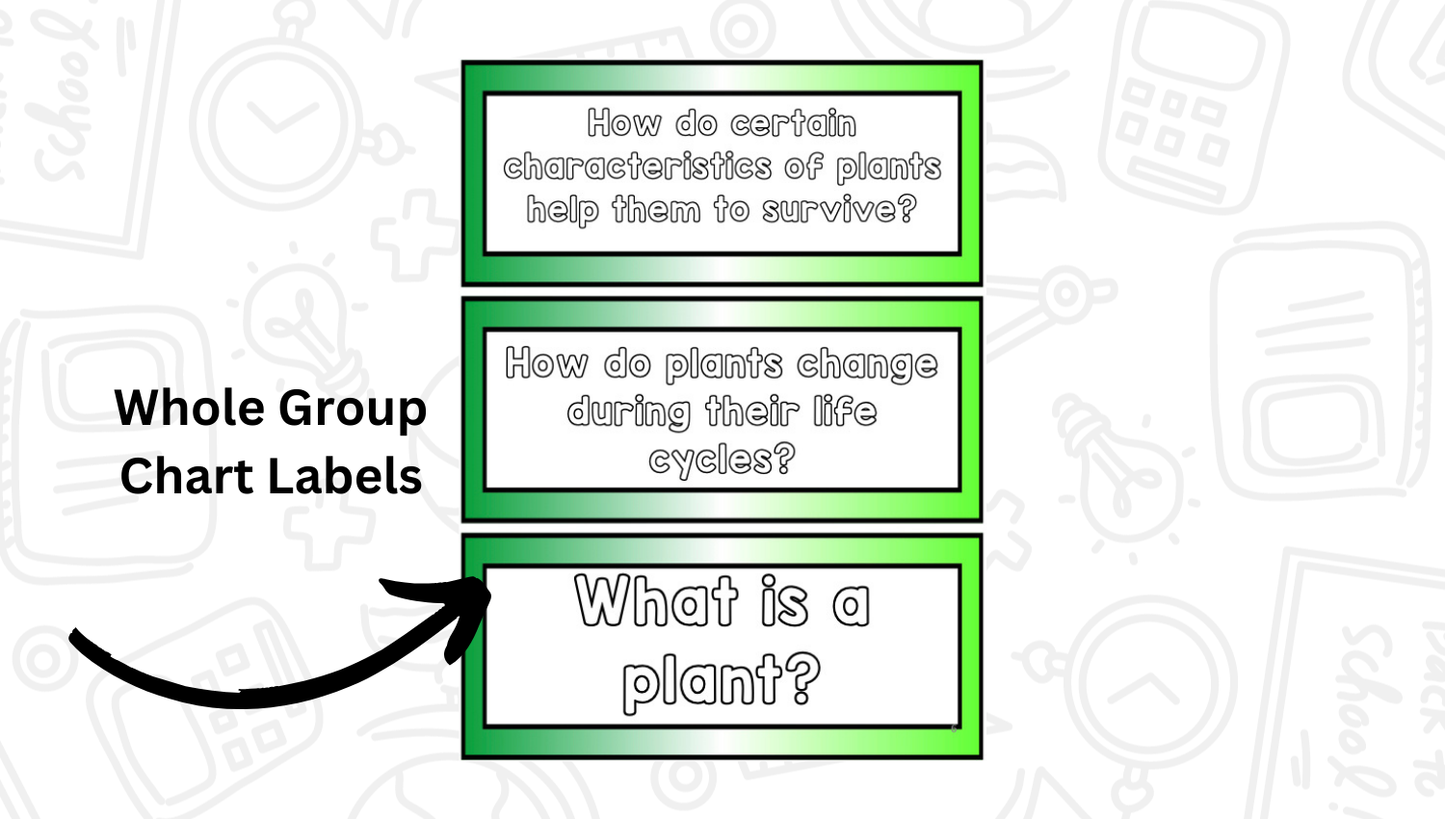 Planting Seeds: A Plants Research and Writing Project PLUS Centers!