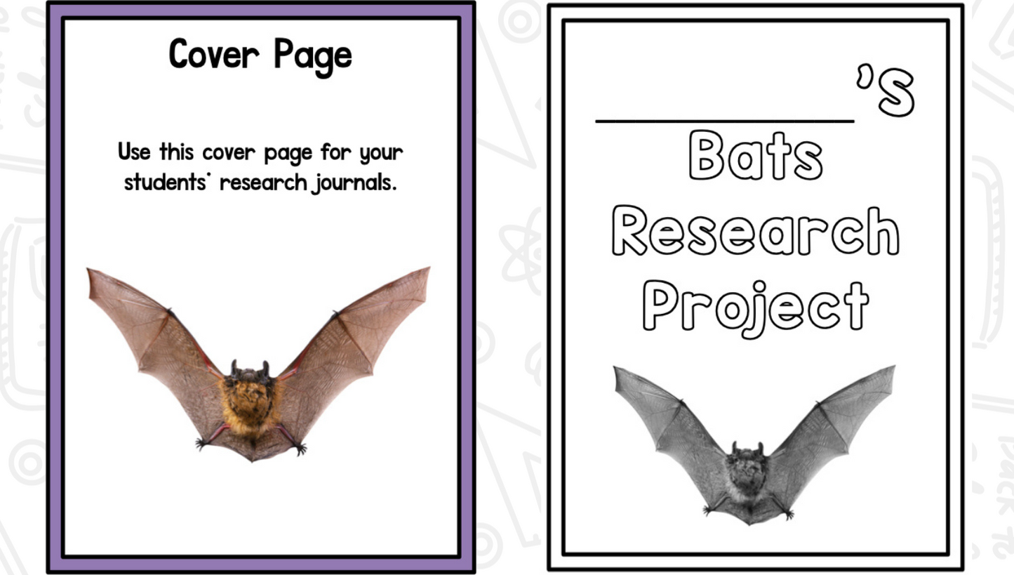 Bats: A Research and Writing Project PLUS Centers!